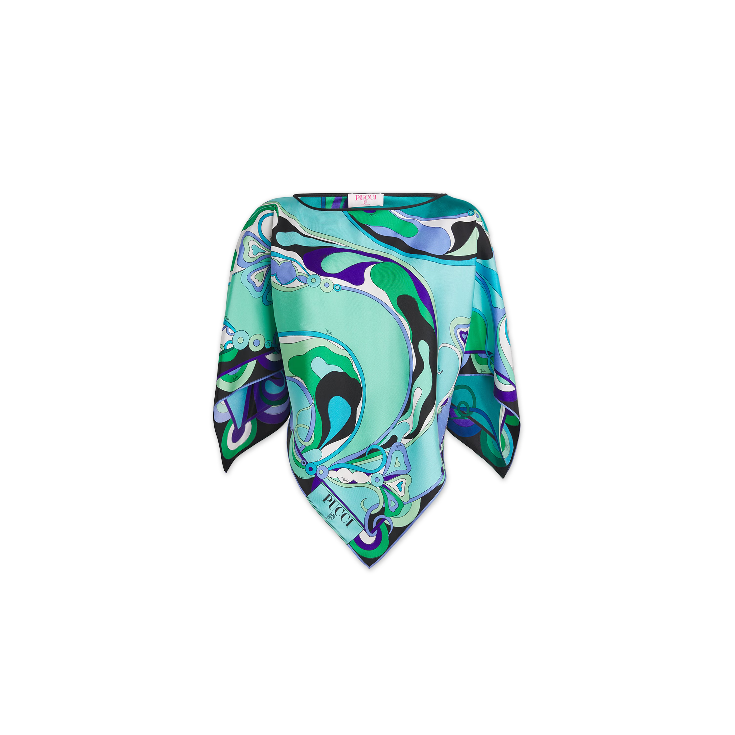 PUCCI ORCHIDEE-PRINT BLOUSE